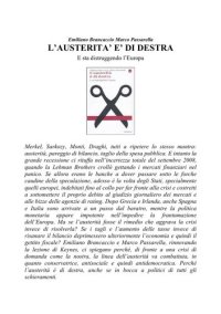 cover of the book L'austerità è di destra. E sta distruggendo l'Europa