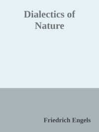 cover of the book Dialectics of Nature