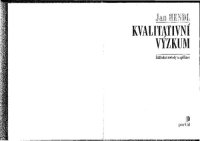 cover of the book Kvalitativní výzkum: základní metody a aplikace