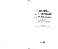 cover of the book Crossing The Threshold of Marriage: John Paul II on Christian Marriage