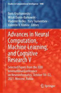 cover of the book Advances in Neural Computation, Machine Learning, and Cognitive Research V: Selected Papers from the XXIII International Conference on ...