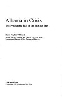 cover of the book Albania in crisis: The predictable fall of the shining star