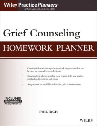 cover of the book Grief Counseling Homework Planner