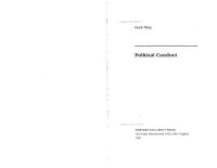 cover of the book Political Conduct