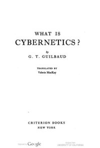 cover of the book What is Cybernetics?