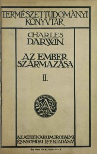 cover of the book Az ember származása és az ivari kiválás