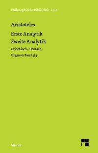 cover of the book Organon Band 3/4. Erste Analytik. Zweite Analytik