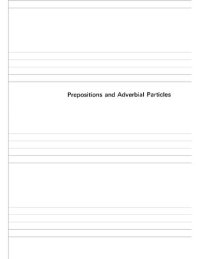 cover of the book Prepositions and Adverbial Particles (Properly Bookmarked)