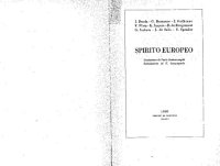 cover of the book Spirito europeo