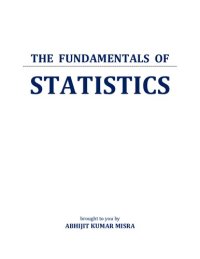 cover of the book STATISTICS: A comprehensive text book