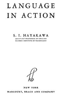 cover of the book Language in action