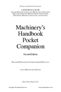 cover of the book Machinery's Handbook Pocket Companion