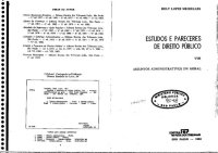 cover of the book Estudos e pareceres de direito público