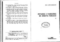 cover of the book Estudos e pareceres de direito público