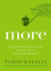 cover of the book More: Find Your Personal Calling and Live Life to the Fullest Measure