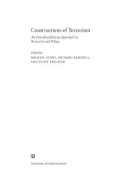 cover of the book Constructions of Terrorism: An Interdisciplinary Approach to Research and Policy