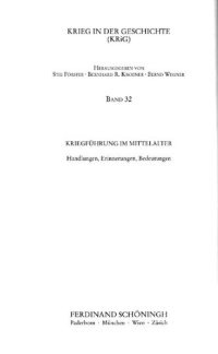 cover of the book Kriegführung im Mittelalter Handlungen, Erinnerungen, Bedeutungen