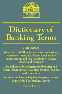 cover of the book Barron's Dictionary of Banking Terms