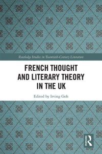 cover of the book French Thought and Literary Theory in the UK