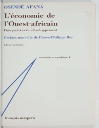 cover of the book L'économie de l'Ouest africain : perspectives de développement