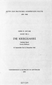 cover of the book DIE KRIEGSJAHRE : 15. September bis 11. Dezember 1941