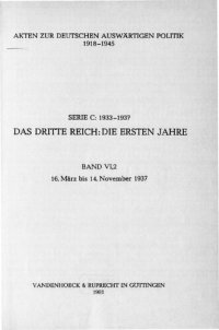 cover of the book 16. März bis 14. November 1937