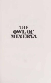 cover of the book The owl of Minerva. Philosophers on Philosophy