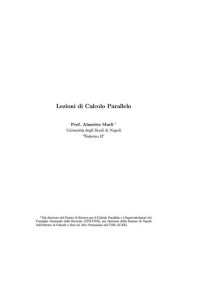 cover of the book Lezioni di calcolo parallelo