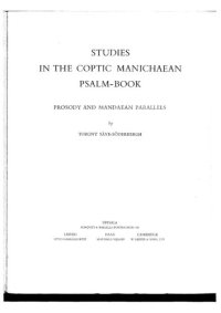 cover of the book Studies in the Coptic Manichaean Psalm-book