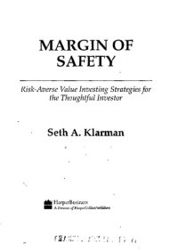 cover of the book Margin of Safety : Risk-Averse Value Investing Strategies for the Thoughtful Investor