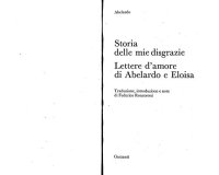 cover of the book Storia delle mie disgrazie. Lettere d'amore di Abelardo e Eloisa