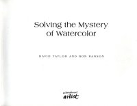 cover of the book Solving the Mystery of Watercolor