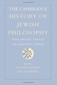 cover of the book The Cambridge History of Jewish Philosophy, Volume 1