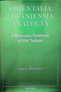 cover of the book A Reference Grammar of Old Nubian