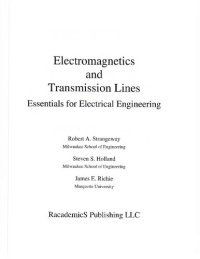 cover of the book Electromagnetics and Transmission Lines - Essentials for Electrical Engineering