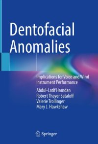 cover of the book Dentofacial Anomalies: Implications for Voice and Wind Instrument Performance