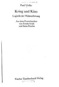 cover of the book Krieg und Kino. Logistik der Wahrnehmung.