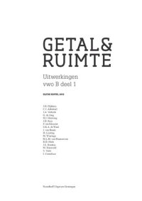 cover of the book Getal & ruimte: Tweede fase