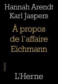 cover of the book À propos de l'affaire Eichmann