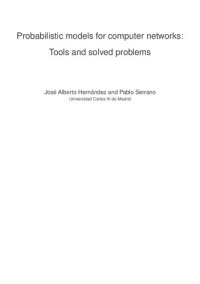 cover of the book Probabilistic models for computer networks: Tools and solved problems