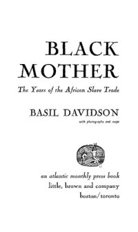 cover of the book Black mother: The years of the African slave trade