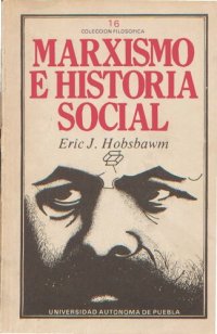 cover of the book Marxismo e historia social