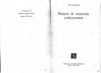 cover of the book Ensayos de economía poskeynesiana