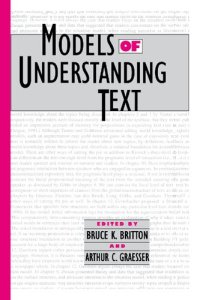 cover of the book Models of Understanding Text