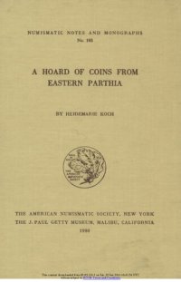 cover of the book A Hoard of Coins from Eastern Parthia