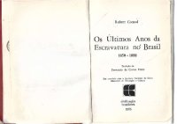 cover of the book Os últimos anos da escravatura no Brasil - 1850-1888