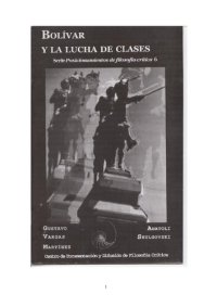 cover of the book Bolívar y la lucha de clases