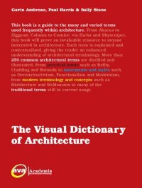 cover of the book The visual dictionary of architecture