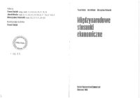 cover of the book Międzynarodowe stosunki ekonomiczne