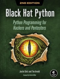 cover of the book Black Hat Python: Python Programming for Hackers and Pentesters